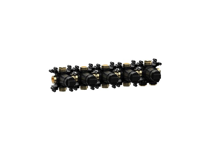 4-WAY HORIZONTAL THERMOSTAT PUSH CONCEALED MODULE