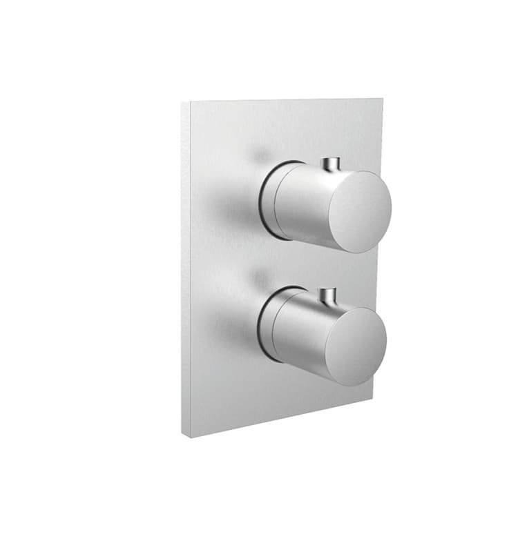 Estetica termostatica rettangolare con maniglie tonde 1 via - 316