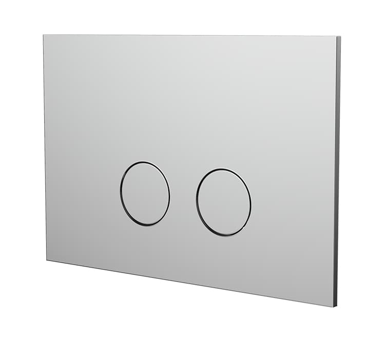 WC Plate with Round Buttons