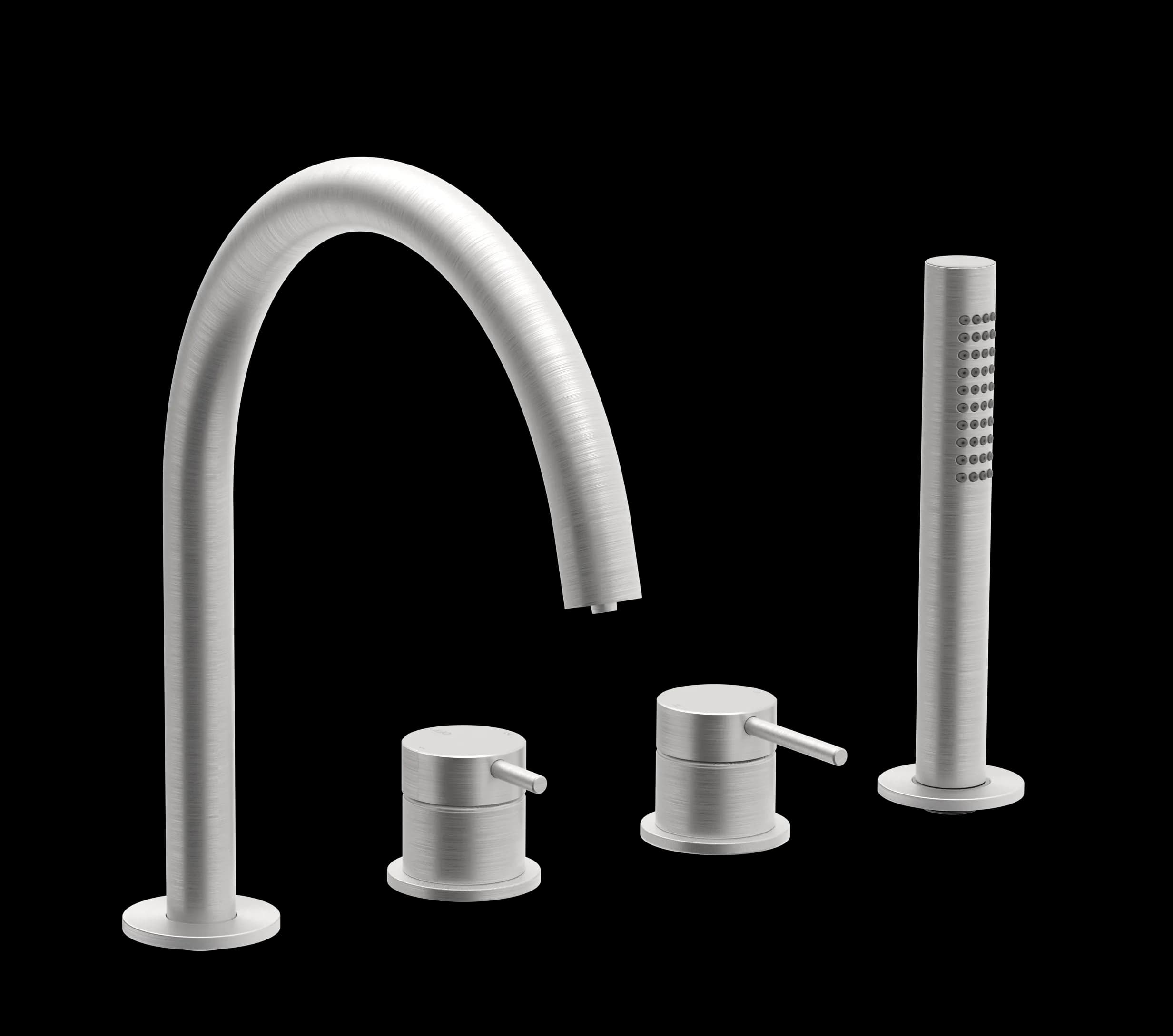 Still Series - deck mounted bath mixer - AISI 316 
