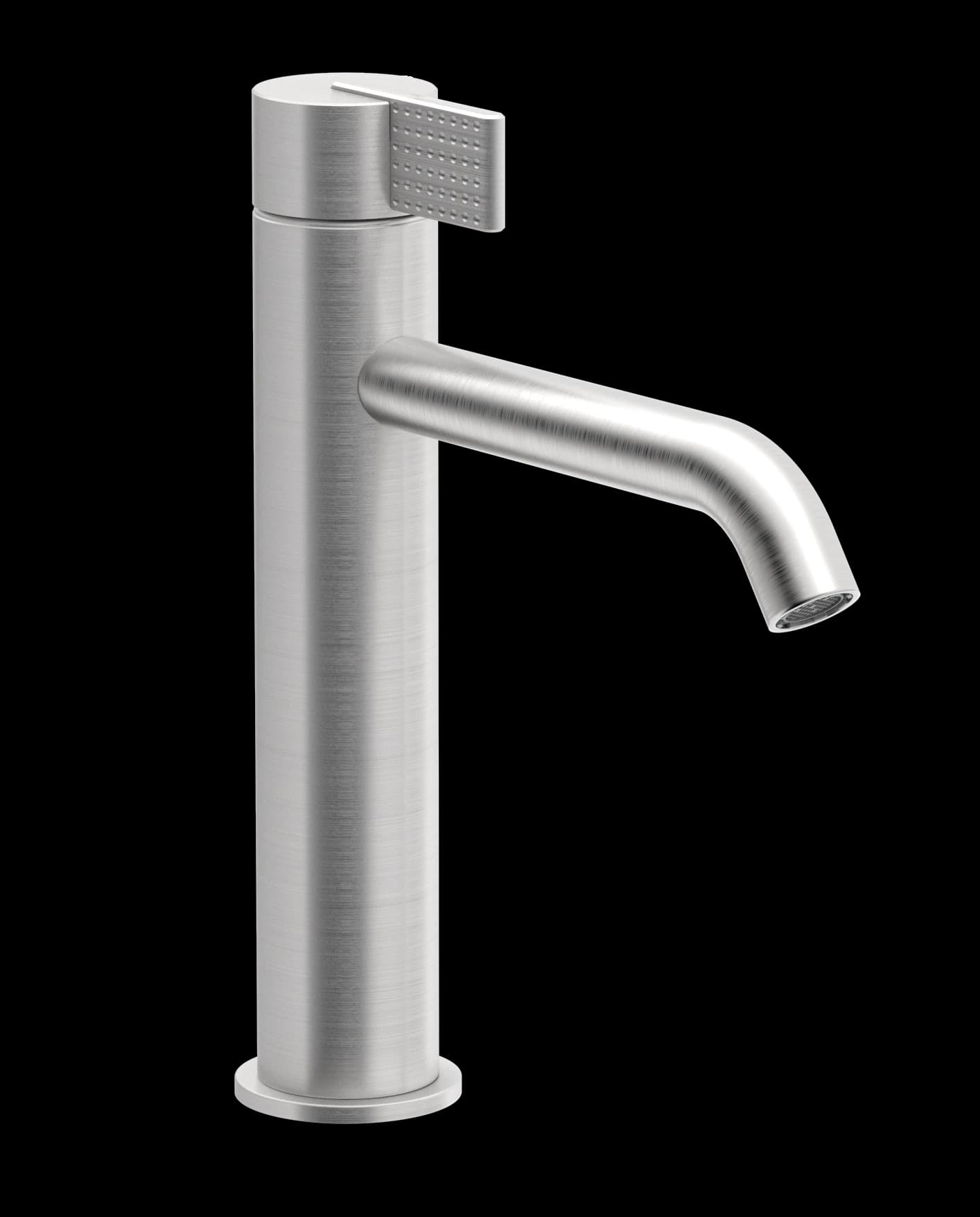 Dots Series - Medium version single-lever washbasin mixer - AISI 316