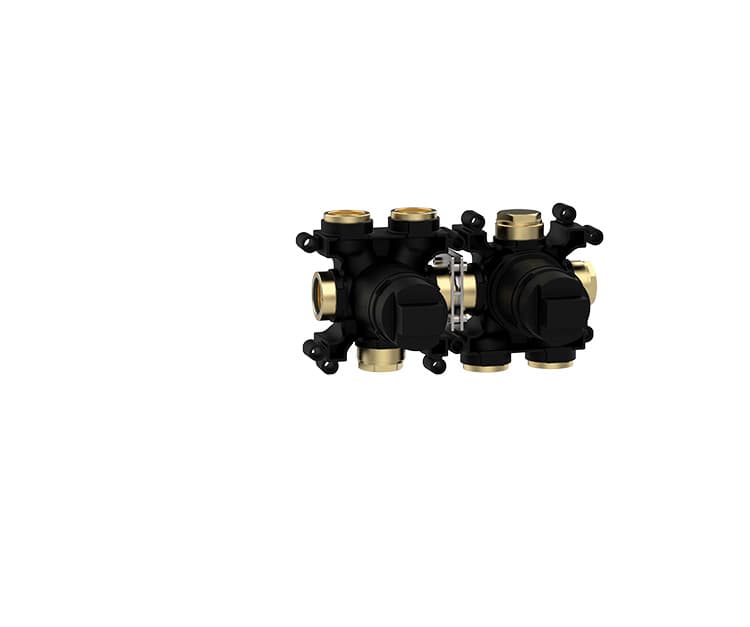 3-way thermostat concealed module