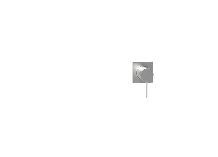 1-way single lever mixer square rosettes and round handles trim set - 316