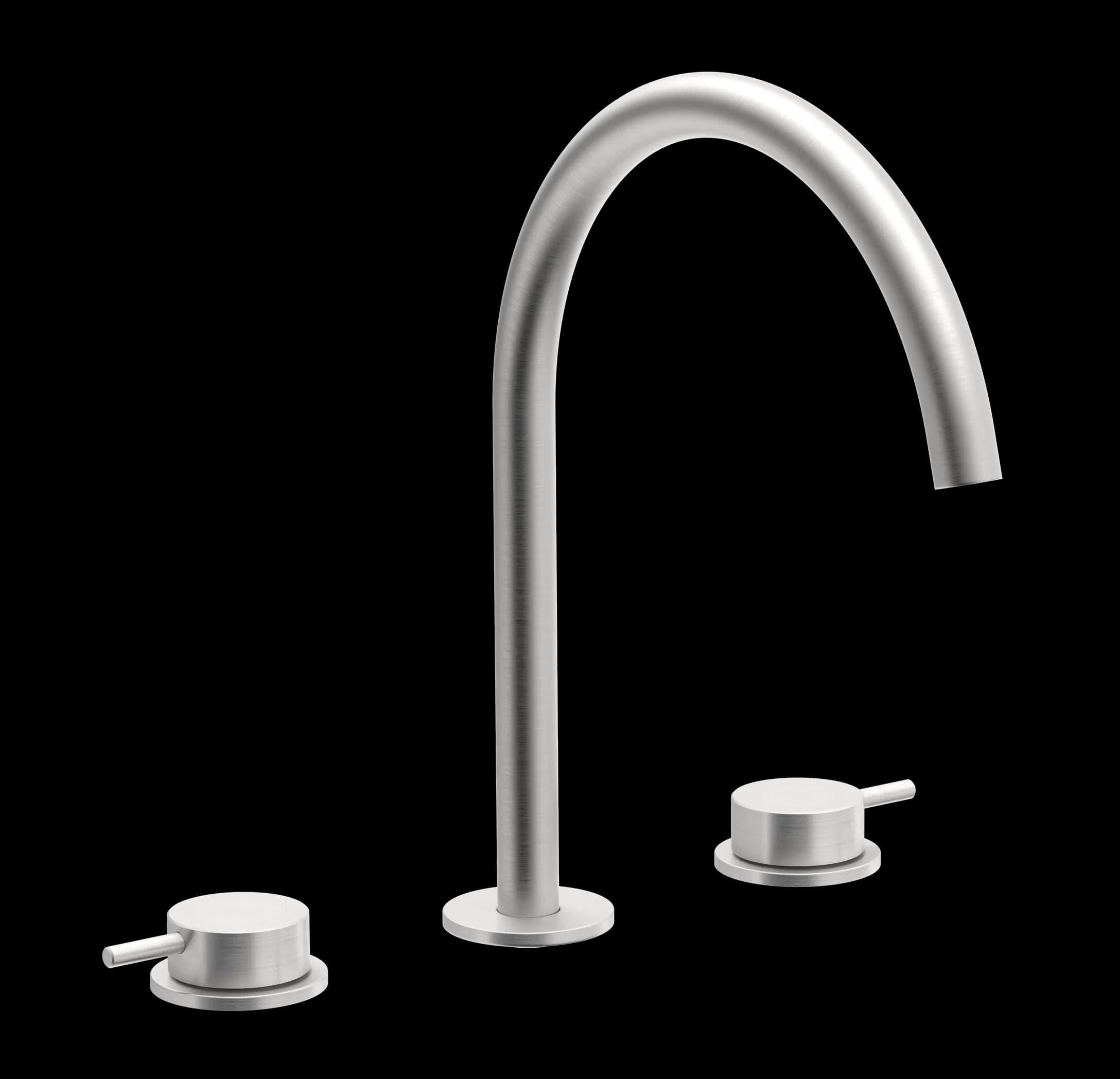 Still Series - 3-hole washbasin mixer - AISI 316 